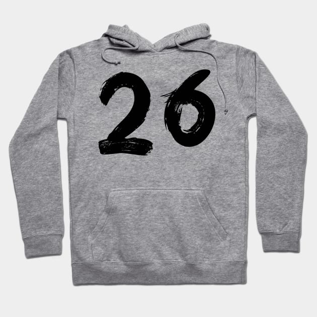 Number 26 Hoodie by Erena Samohai